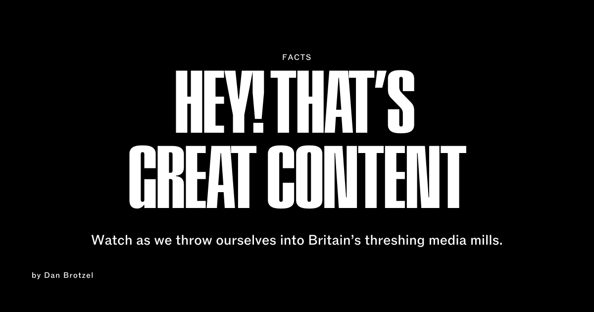 Hey! That’s Great Content | The Fence